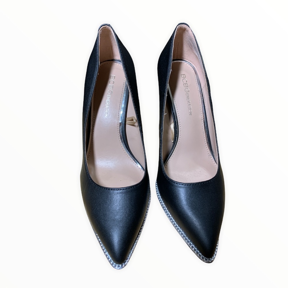 BCBGeneration black Hallix heels